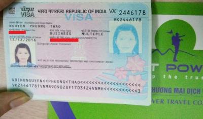 Xin chúc mừng chị Nguyễn Phương Thảo đã có được visa công tác Ấn Độ